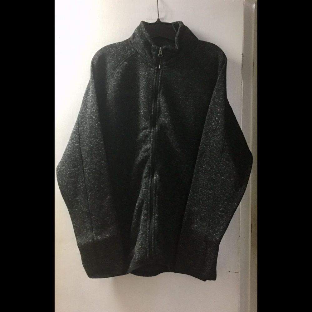 🎄 Ladies Full Zip Algonquin Fleece Jacket-Black - Picture 2 of 3